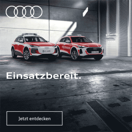 Einsatzbereit. Für alle Fälle: Die Audi Einsatzfahrzeuge.